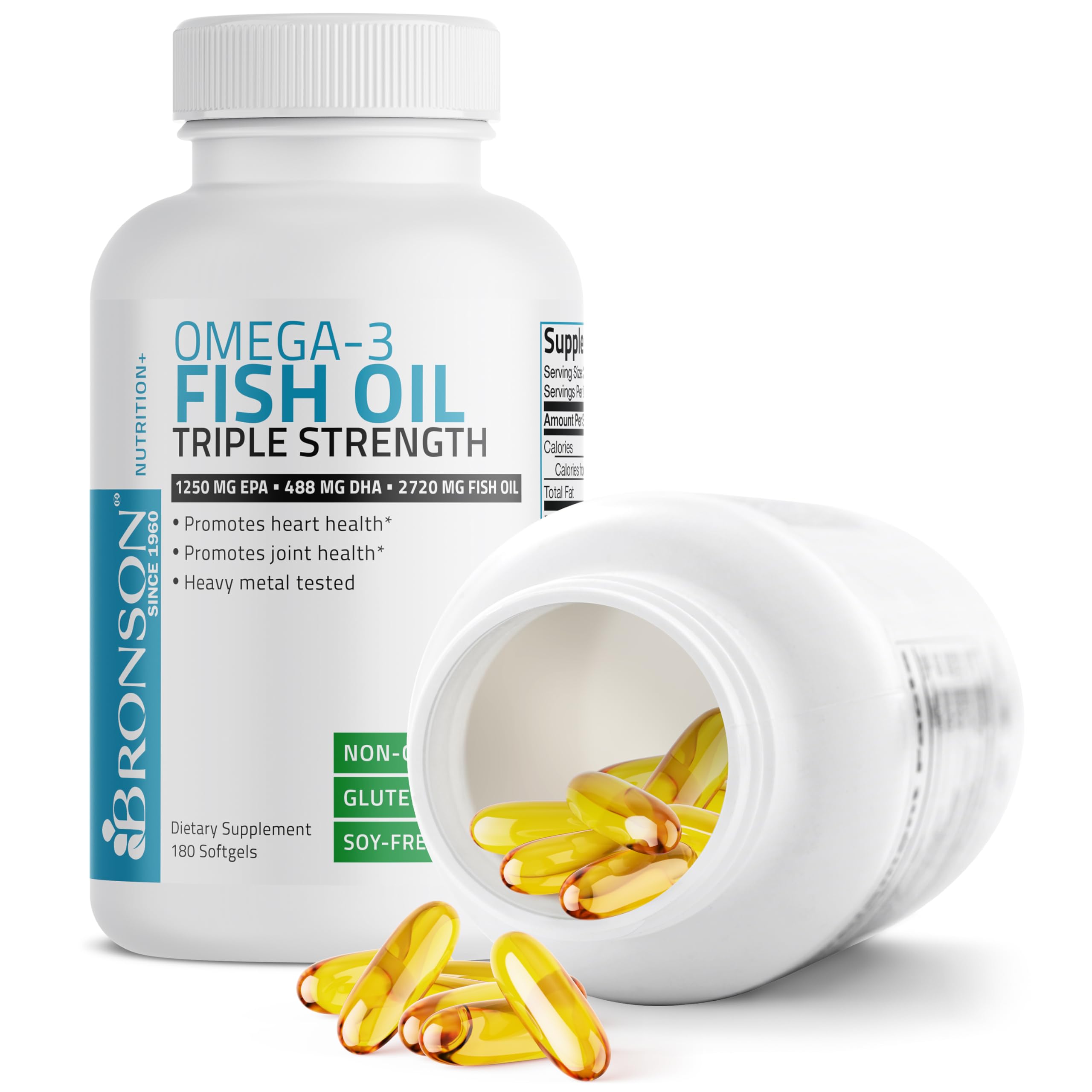 Bronson Fish Oil Supplement in a lifestyle setting