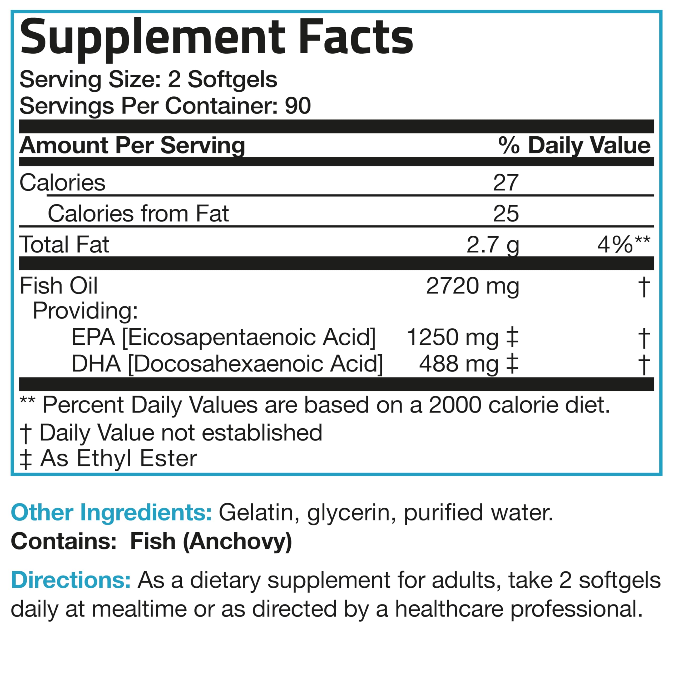 Bronson Fish Oil Supplement packaging and capsules