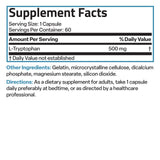 Bronson L-Tryptophan 500mg supplement capsules lifestyle scene