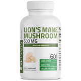 Bronson Lion's Mane Mushroom Capsules 500MG front view