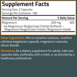 Bronson Magnesium Glycinate Chelate 200MG 120 Capsules in a health supplement setting
