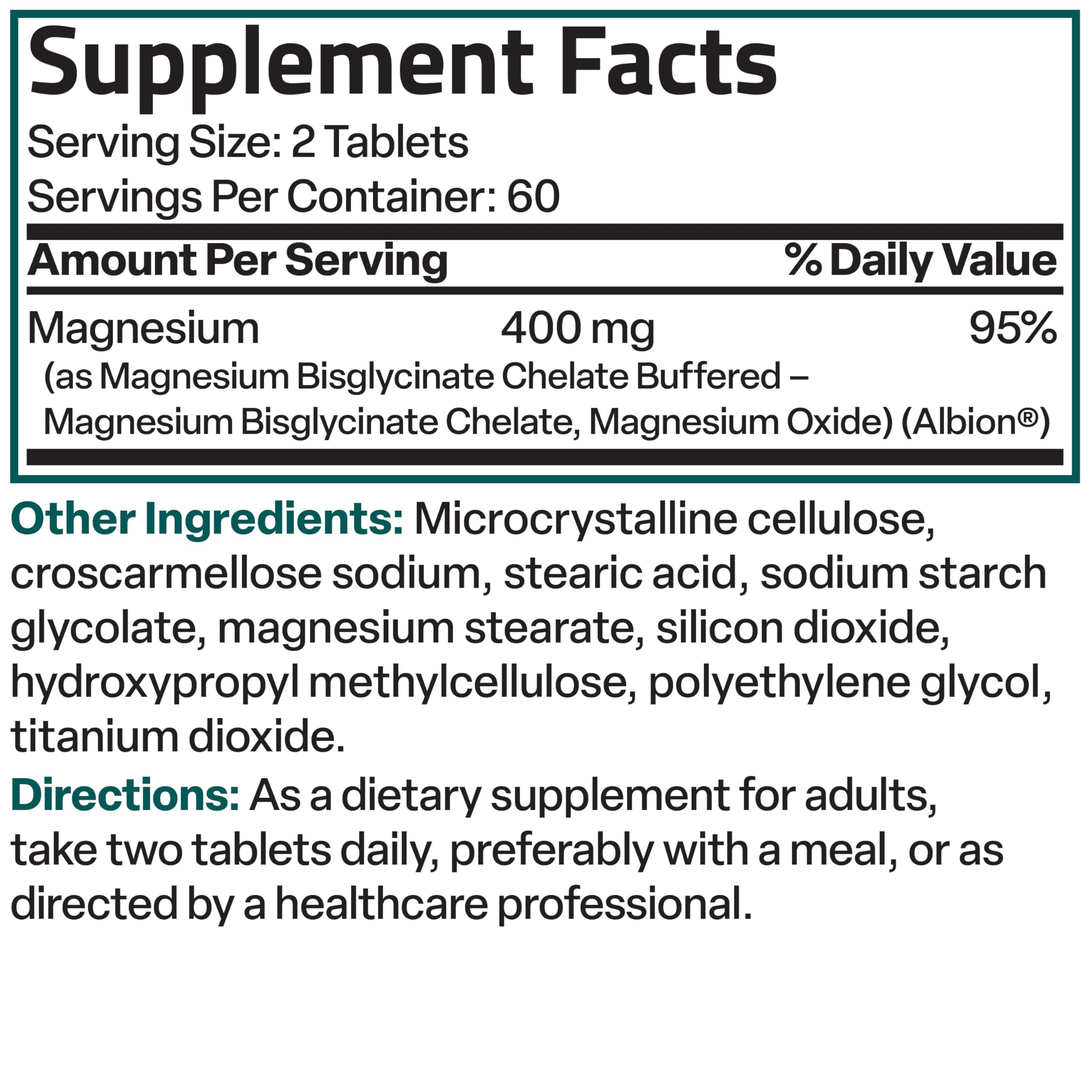Bronson Magnesium Glycinate Chelate Buffered Extra Strength 400mg displayed with other supplements