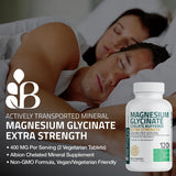 Bronson Magnesium Glycinate Chelate Buffered Extra Strength 400mg packaging