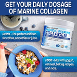Bronson Marine Collagen Powder 200g scoop