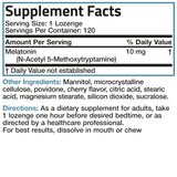Bronson Melatonin 10 mg Cherry Tablets in hand