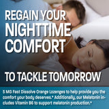 Bronson Melatonin 5mg Fast Dissolve Lozenges with orange flavour