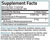 Bronson Melatonin 5mg Fast Dissolve Lozenges with Vitamin B6