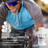 Bronson Men's 50+ Complete Multivitamin 60 Tablets back view