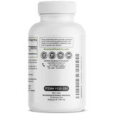 Bronson Rhodiola Rosea supplement back view with ingredient details