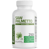 Bronson Saw Palmetto ingredients list close-up