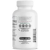 Bronson Selenium 200 MCG supplement ingredients list close-up
