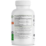 Bronson Turmeric + Ginger supplement bottle side view