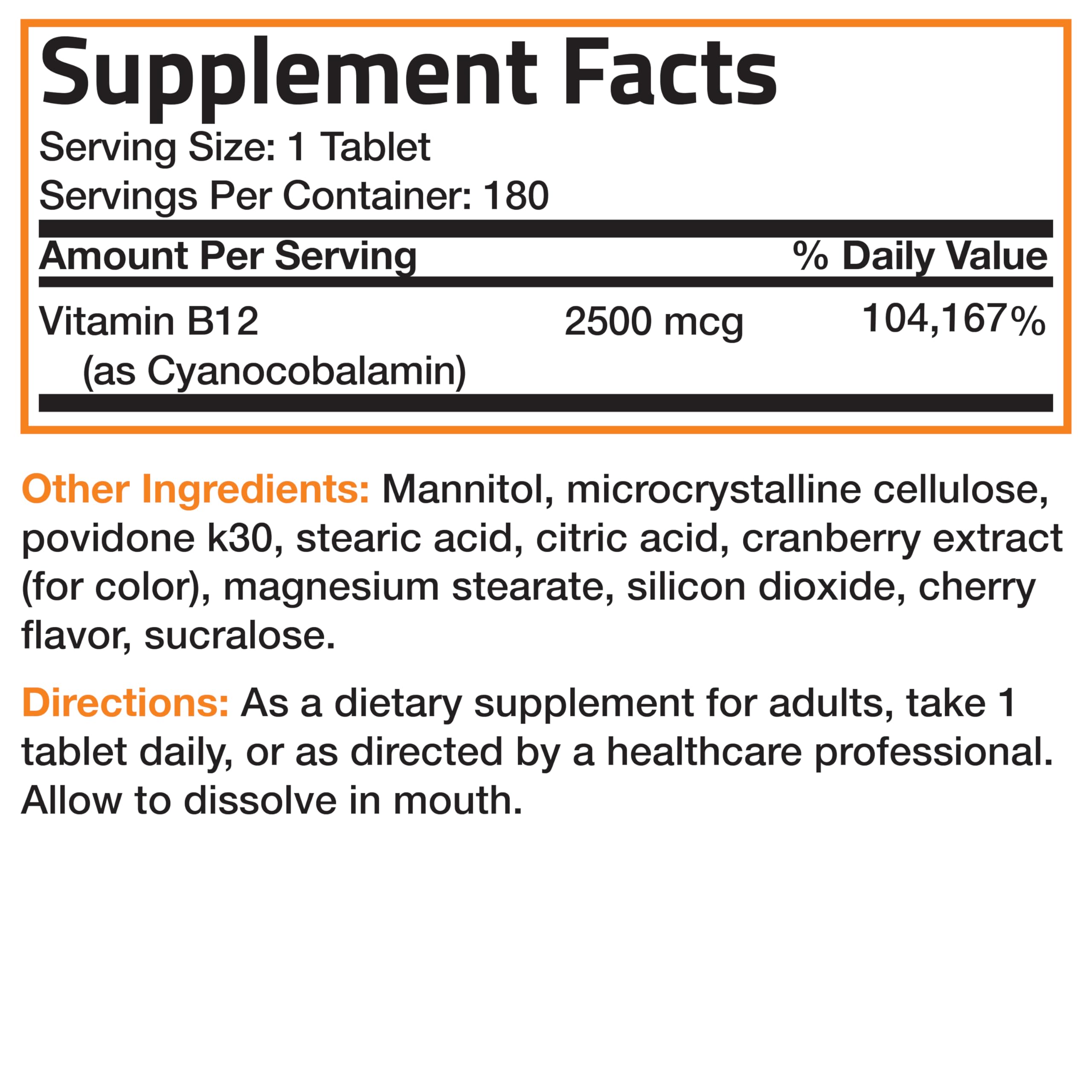 Bronson Vitamin B-12 Sublingual Supplement 1000mcg lifestyle scene with a glass of water