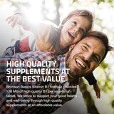 Bronson Vitamin B1 100MG tablets back view