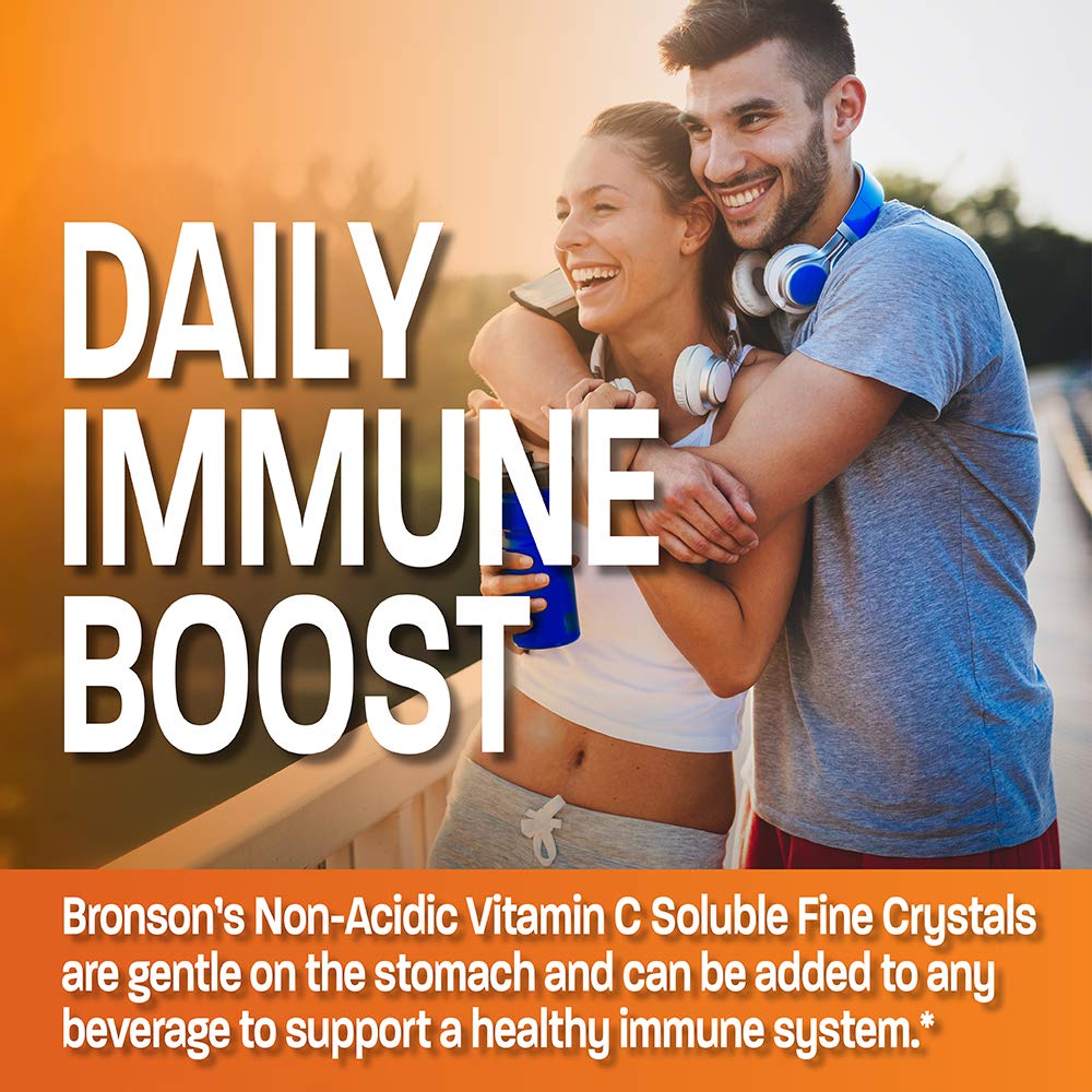 Bronson Vitamin C powder mixed in water