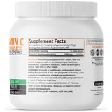 Bronson Vitamin C Supplement 1000g side view