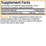 Bronson Vitamin C Supplement 1000g with measuring spoon