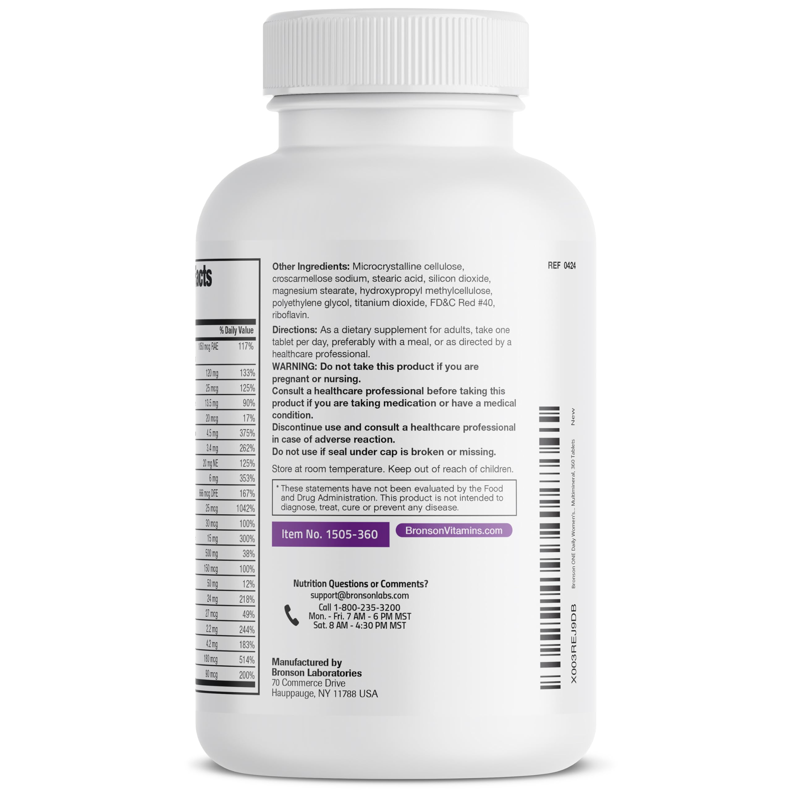 Bronson Women's 50+ Complete Multivitamin in a lifestyle setting