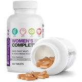 Bronson Women's 50+ Complete Multivitamin ingredients list close-up