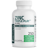 Bronson Zinc Triple Play 90 Capsules capsules close-up