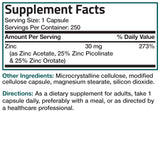 Bronson Zinc Triple Play 90 Capsules with measuring spoon