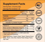 Bronze Bites Astaxanthin Gummies nutritional information