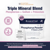 Brookfield Pharmaceuticals Phosphorus Powder Supplement packet close-up