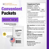 Brookfield Pharmaceuticals Probiotic Powder Packets with milk and food