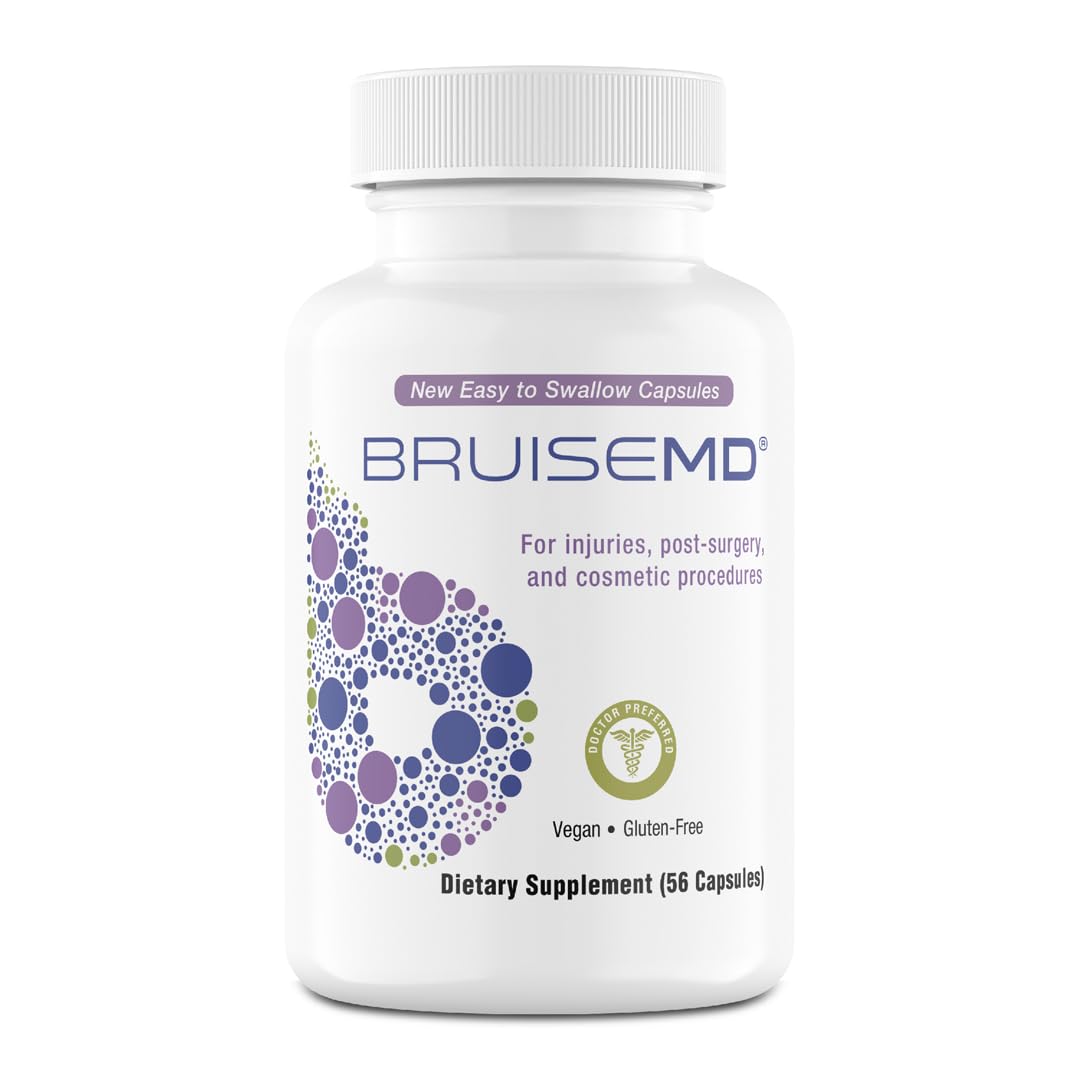 BruiseMD Bromelain Supplement bottle front view