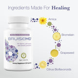 BruiseMD Bromelain Supplement bottle side view