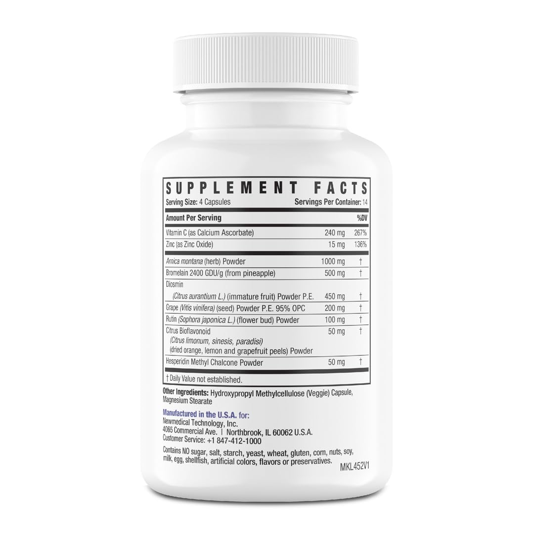 BruiseMD Bromelain Supplement packaging details