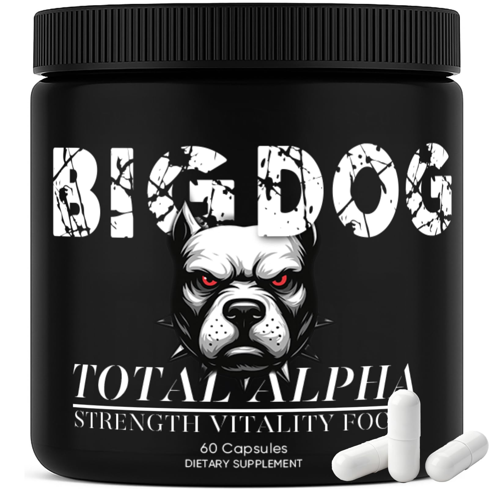 Bruiseweed 3-in-1 Total Alpha Blend Multiminerals 60 Capsules front view