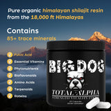 Bruiseweed 3-in-1 Total Alpha Blend Multiminerals capsules on a table
