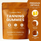 Bruiseweed Skin Tanning Gummies side view showing gummy texture
