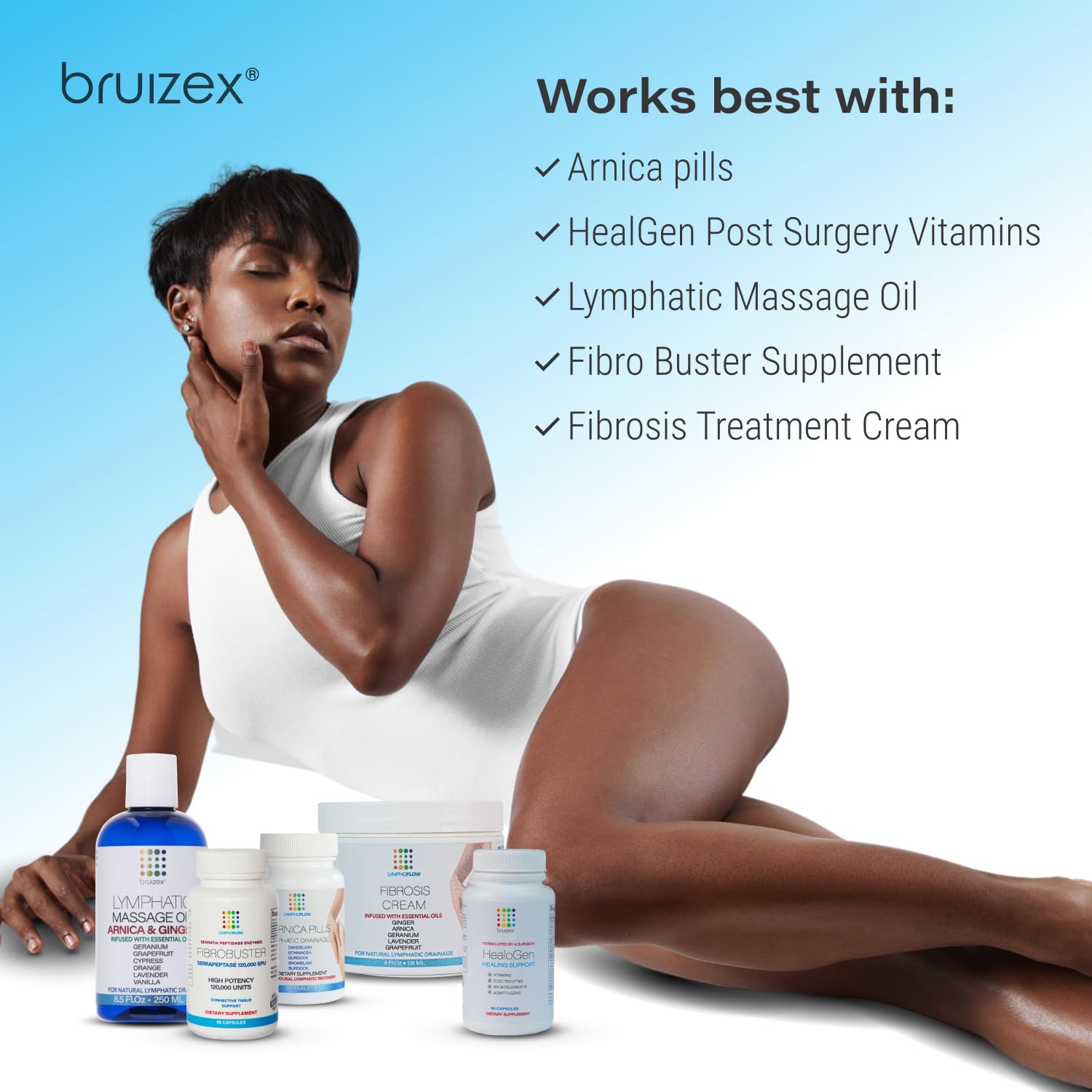 Bruizex Ultra Bromelain and Quercetin Supplement on a table