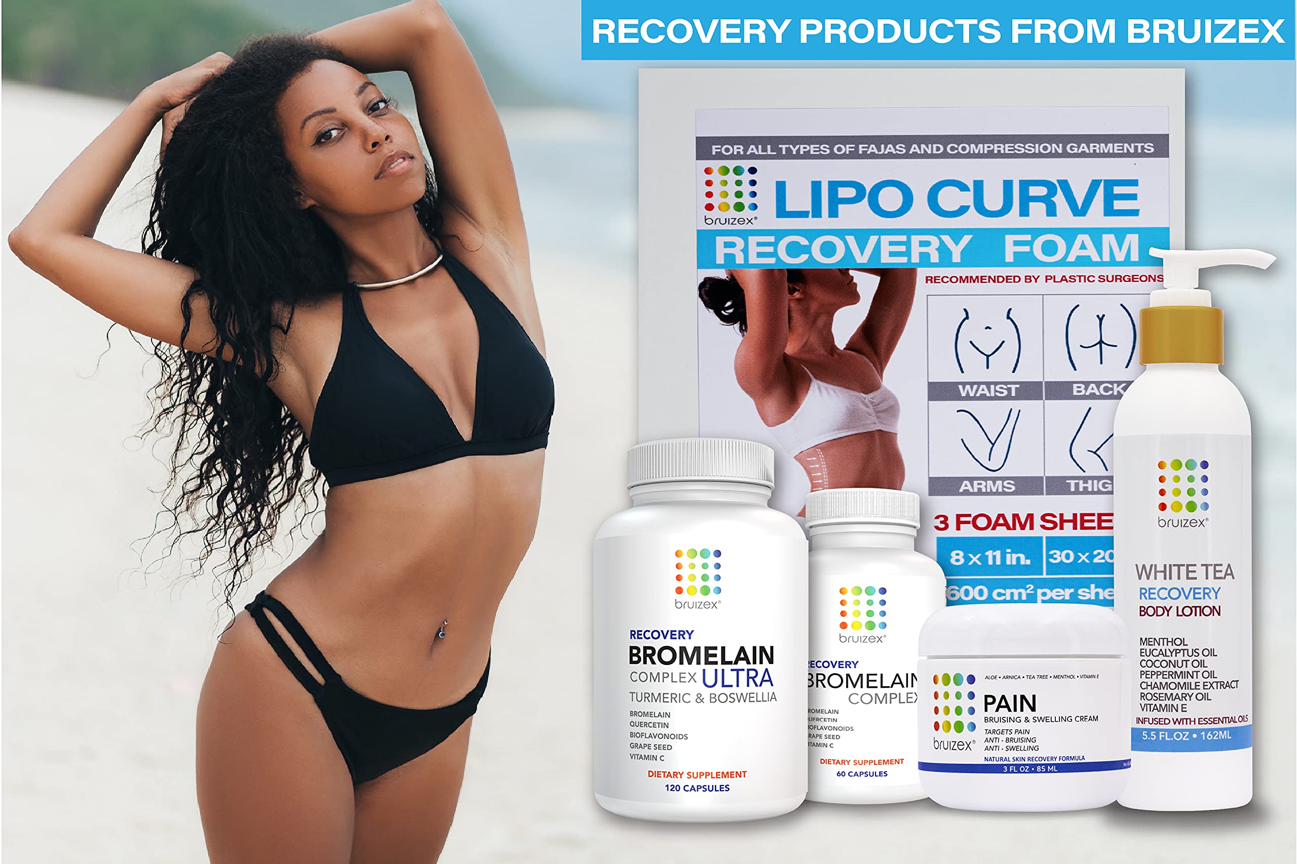 Bruizex Ultra Bromelain and Quercetin Supplement packaging