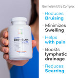Bruizex Ultra Bromelain and Quercetin Supplement side view