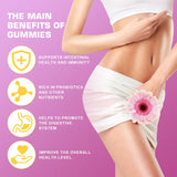 Brurtzexs Pineapple Flavour Women's Wellness Gummies on a table