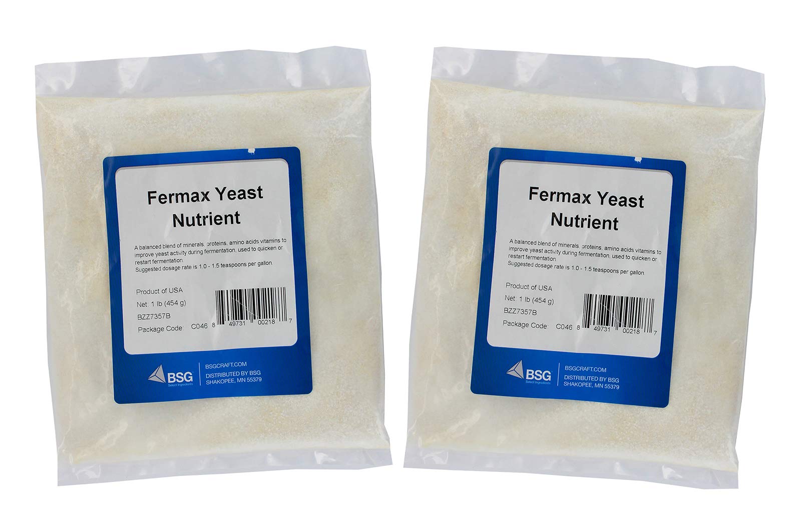 BSG Fermax Yeast Nutrient 1lb (Two Pack) front view