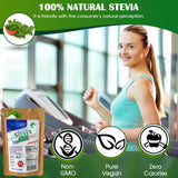 BSL BSWEETBNATURAL 57g Stevia Leaf Extract with measuring spoon