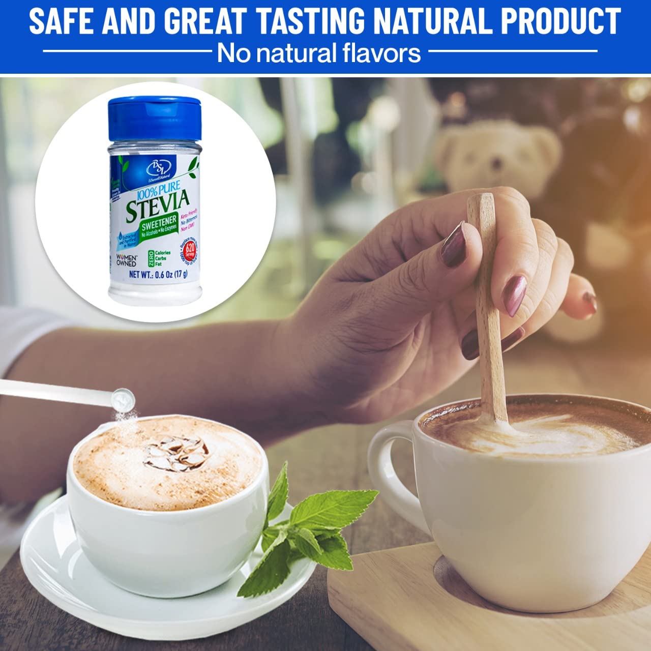 BSL BSWEETBNATURAL stevia with nutritional information