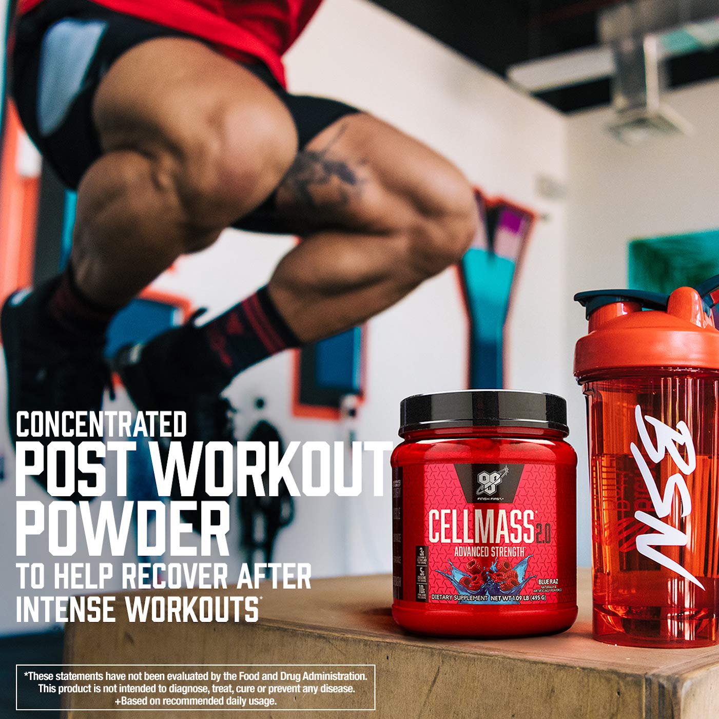 BSN CELLMASS 2.0 Arctic Berry side view packaging