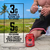 BSN CELLMASS 2.0 Arctic Berry with shaker bottle