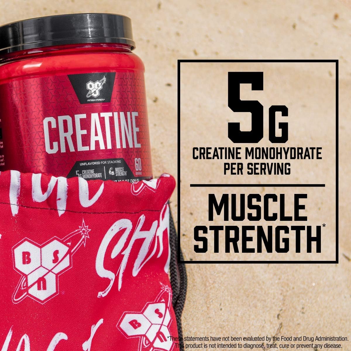 BSN Creatine DNA™ unflavoured powder scoop