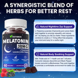 BSSTABBON Melatonin Gummies 30mg ingredients list on the packaging