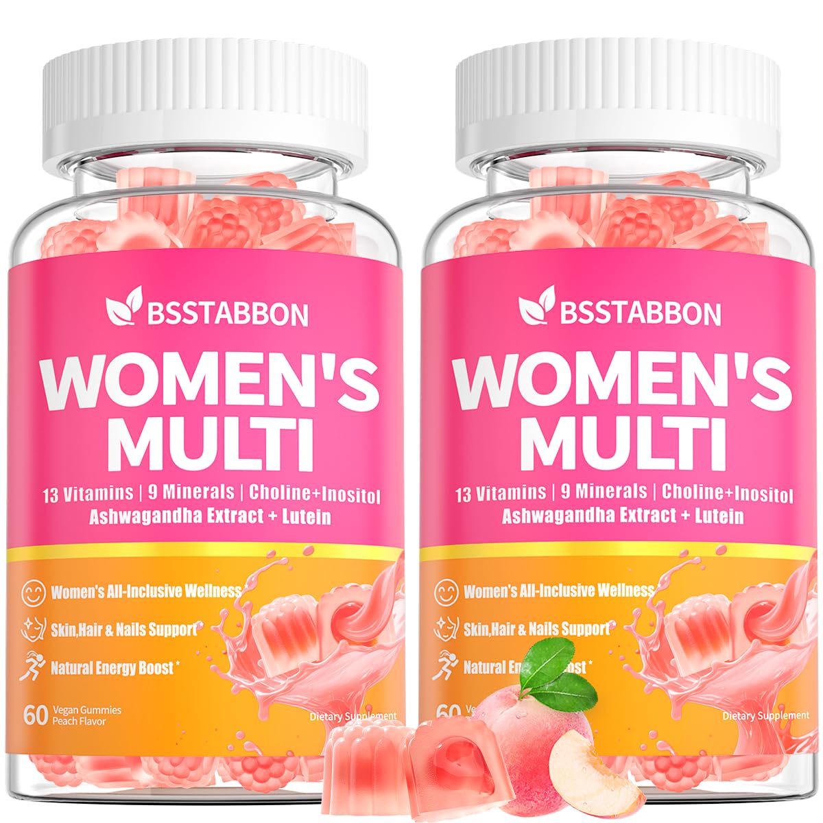 BSSTABBON Women's Multivitamin Gummy front view packaging