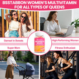 BSSTABBON Women's Multivitamin Gummy gummies in a bowl