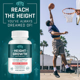 BTQ BIOTEQUE LAB Height Growth Capsules on a wooden table