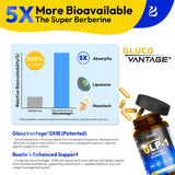 Bualle GlucoVantage Dihydroberberine capsules close-up
