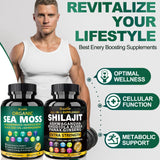 Bualle Organic Sea Moss & Shilajit Capsules ingredients list